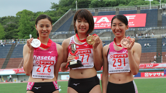 第103回日本選手権】女子三段跳優勝 森本麻里子（内田建設AC・東京