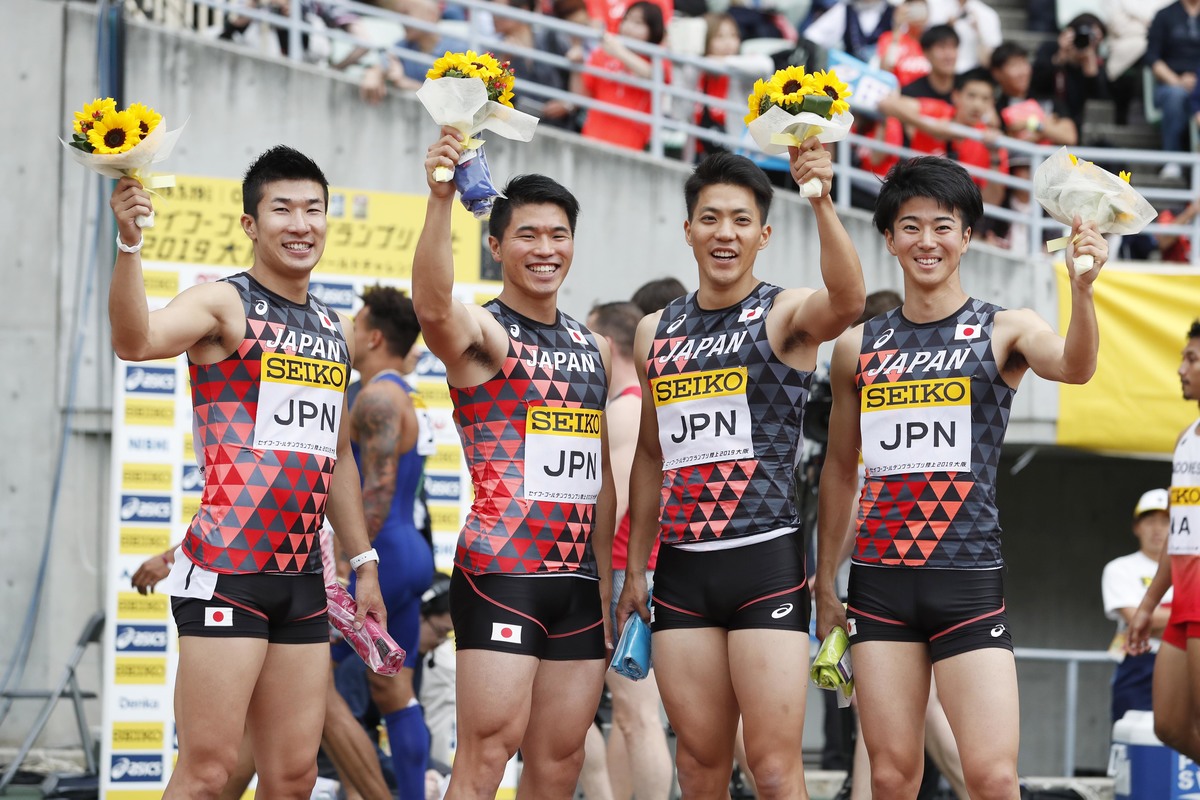 セイコーGGPレポート】日本男子4×100mRは今季世界最高の38秒00