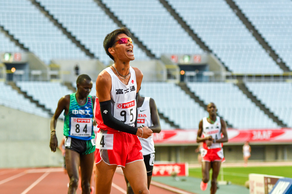 第104回日本選手権長距離】男子5000m優勝 坂東悠汰（富士通