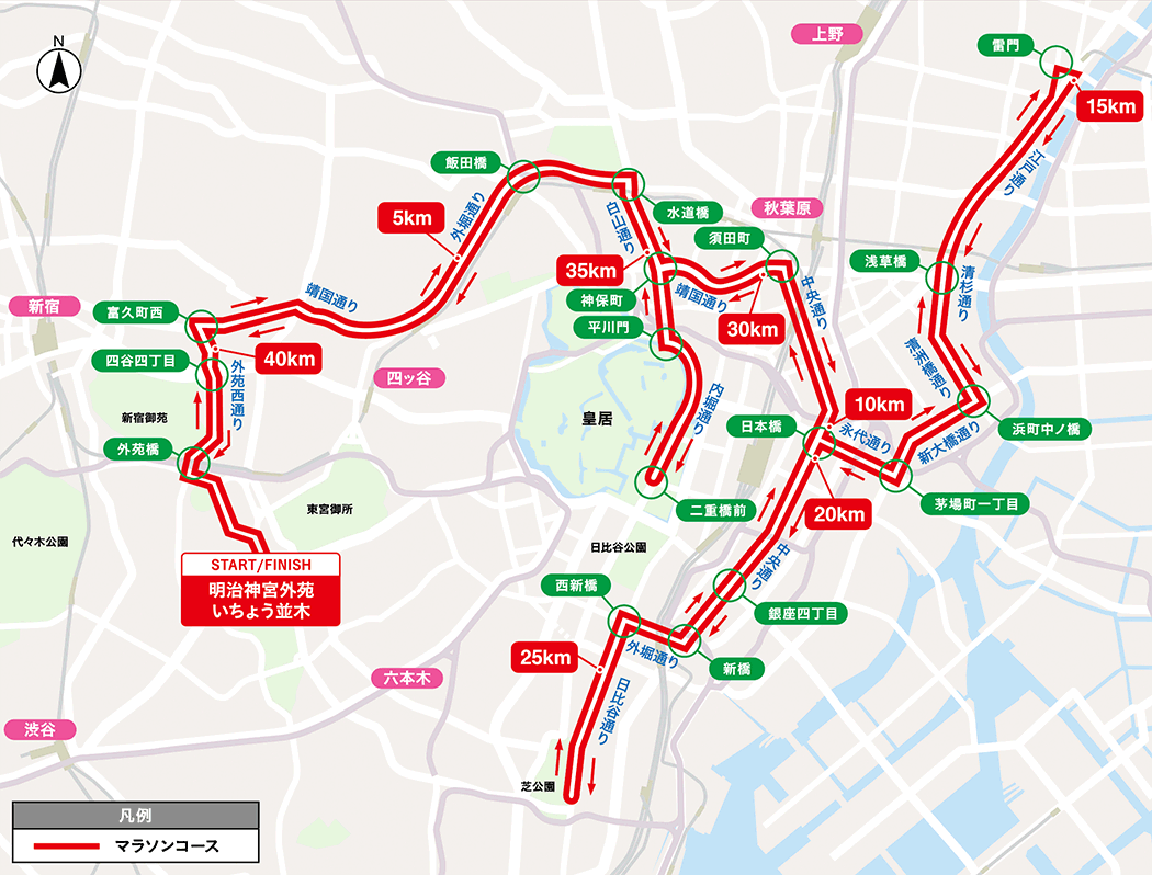 コースコースマップ高低図